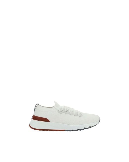 Brunello Cucinelli White Sneakers for men