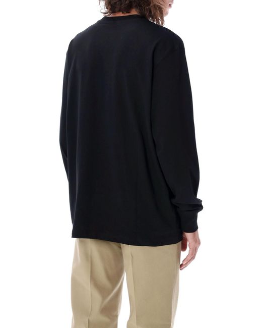 Dickies Black Luray Pocket Long-Sleeved T-Shirt for men