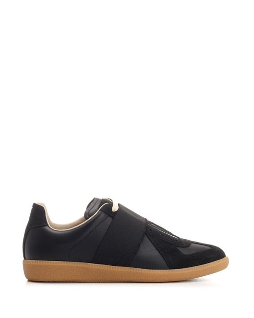 Maison Margiela Blue Replica Sneakers With Black Elastic Band for men