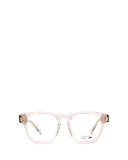 Chloé White Ch0161o Nude Glasses