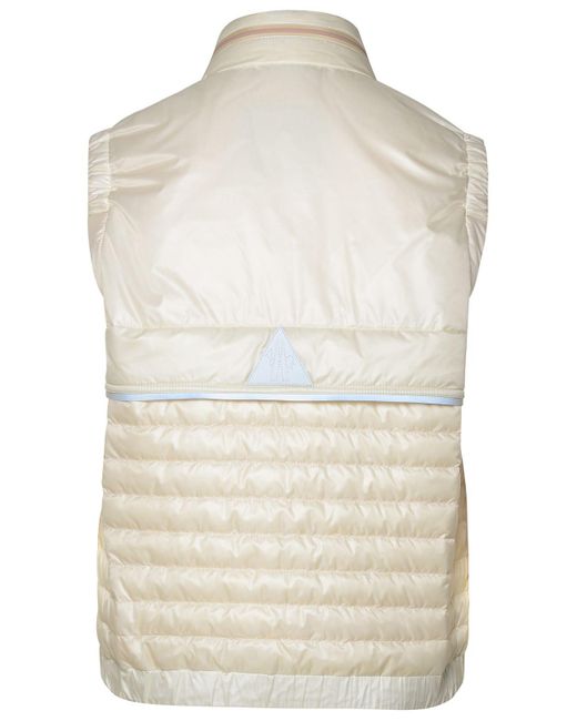 3 MONCLER GRENOBLE Natural Gumiane Polyamide Vest