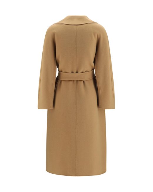 Max Mara Natural Long Robe Coat