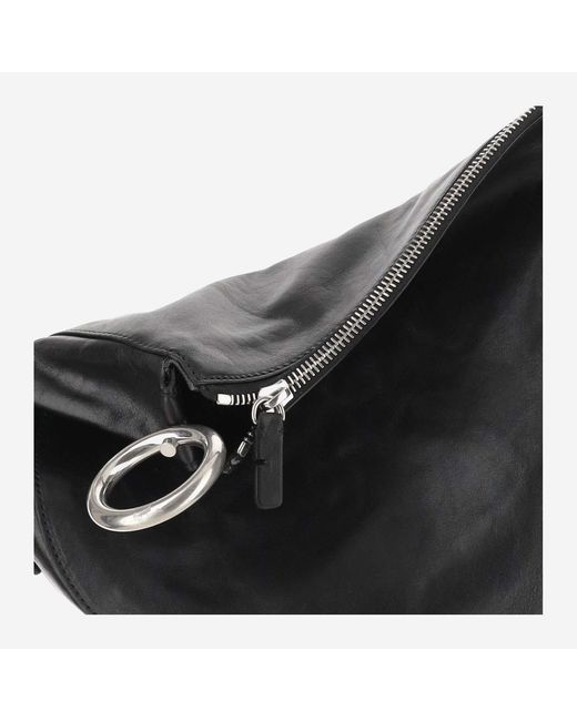Burberry Black Small Knight Bag Calfskin Shoulder