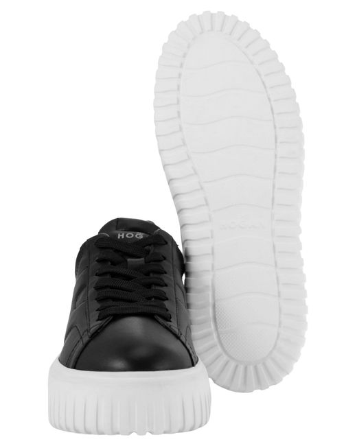 Hogan Black H-stripes - Sneakers