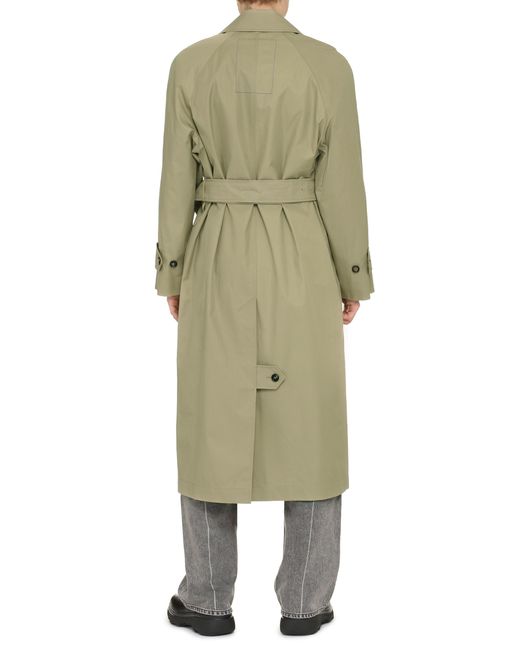 Burberry Natural Cotton Trench Jacket For Fw23 for men