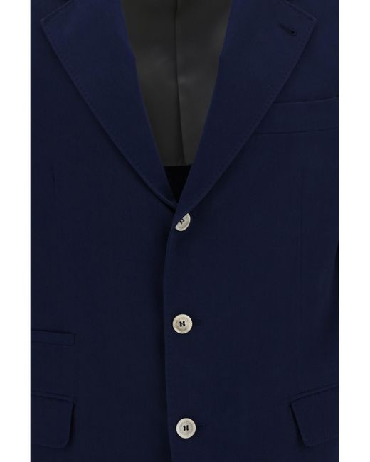 Brunello Cucinelli Blue Jackets for men