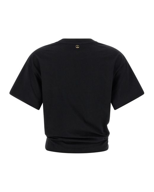 Rabanne Black Piercing T-Shirt Cotton