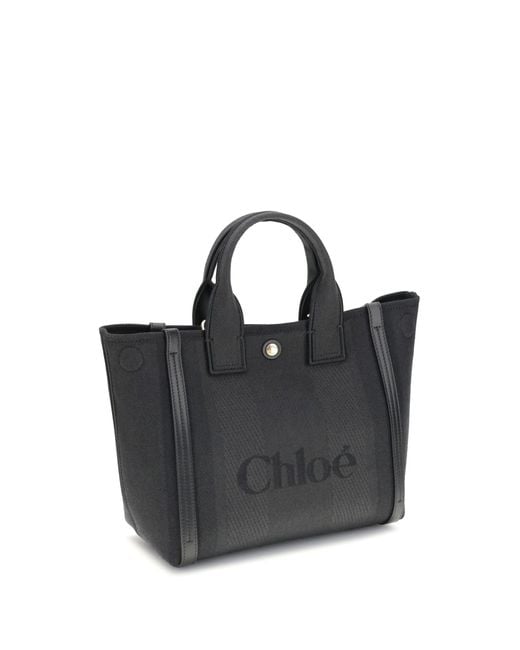 Chloé Black Carry Tote Bag