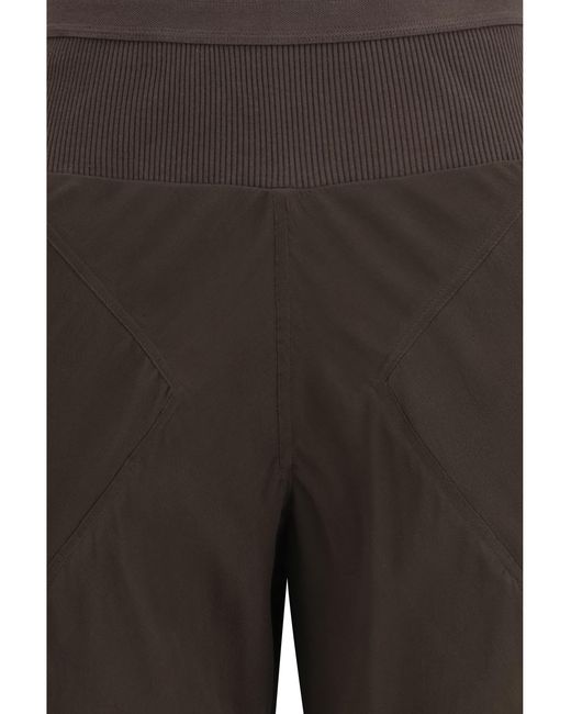 Rick Owens Gray Bias Pants With A Bias-Cut Outer: Silk; Inner: Cupro