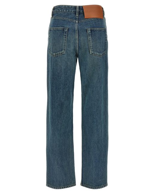Jil Sander Blue Slim Twist' Jeans