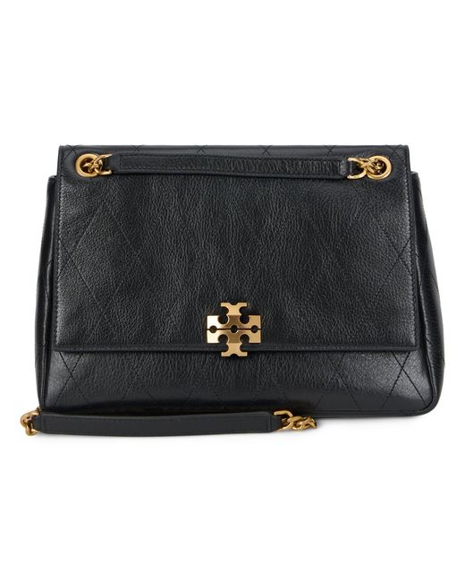 Tory Burch Black Shoulder Bag Leather Chain