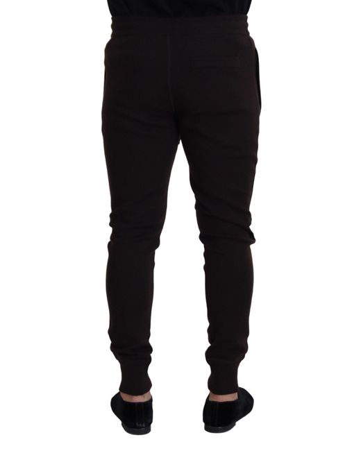 Dolce & Gabbana Black Joggers Casual Sweatpants for men