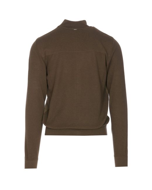 Herno Green Sweaters for men