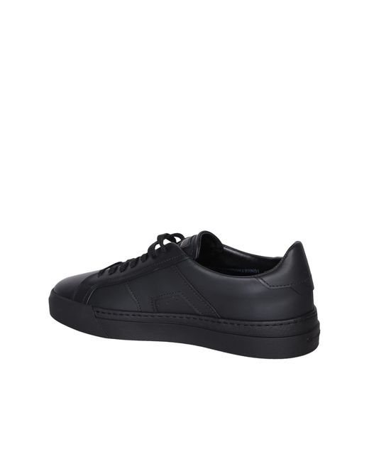 Santoni Black Sneakers for men