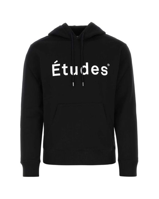 Etudes Studio Black Cotton Sweatshirt for men
