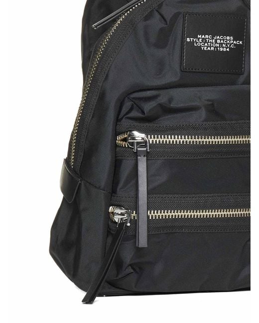 Marc Jacobs Black The Medium Nylon Backpack