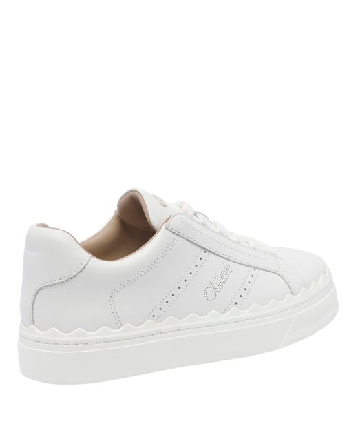 Chloé White Lauren Sneakers