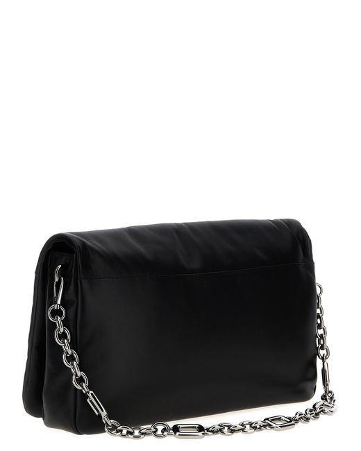 Roger Vivier Black 'Viv' Choc Large' Shoulder Bag