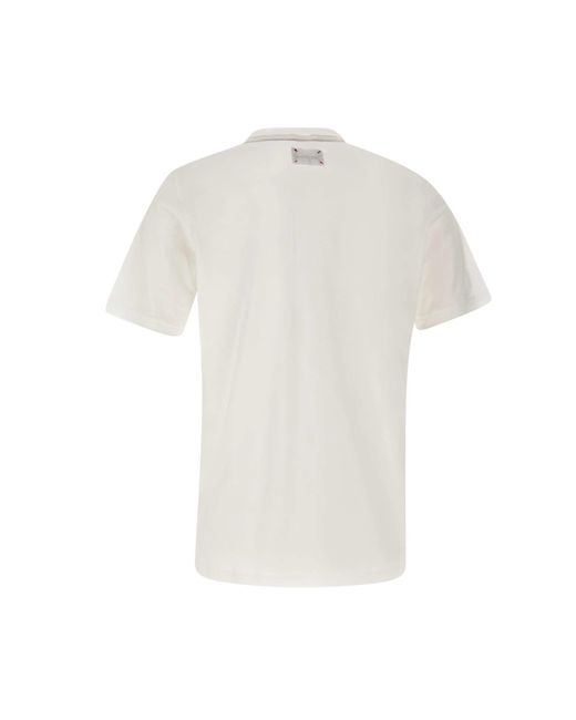 Kiton White Cotton T-Shirt for men