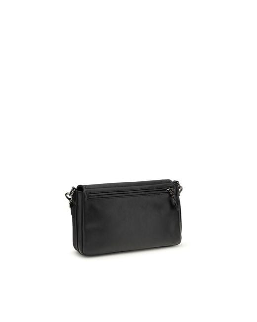 Fendi Black Calf Leather Bos Taurus Shoulder Bag for men