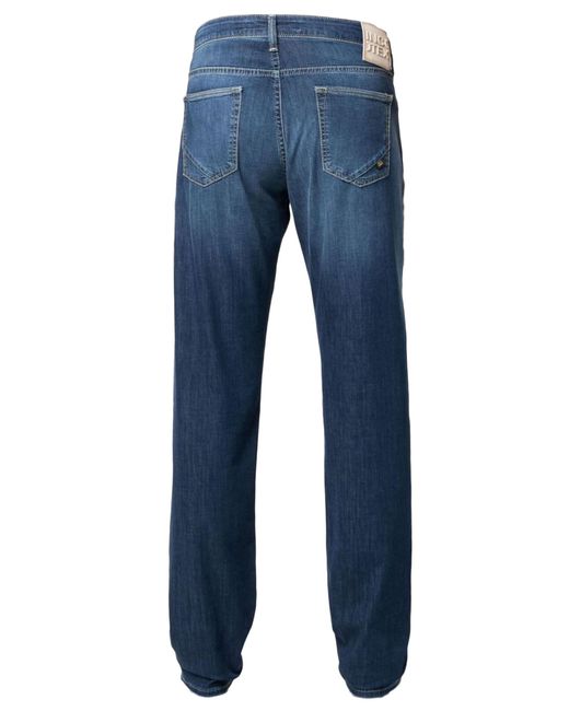 Incotex Blue Cotton Blend Jeans for men