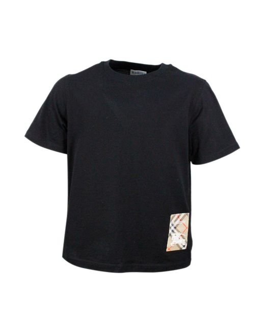 Burberry Black T-Shirts And Polos 97Co 3Ea for men