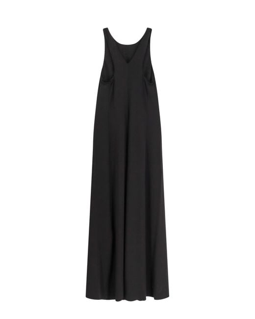 ワンピース MAX MARA POMPEI LONG DRESS IN STRETCH VISCOSE MAX MARA Pompei Viscose Blend Crepe Long Dress Max Mara