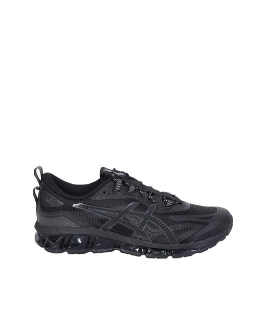 Asics mens sales black sneakers