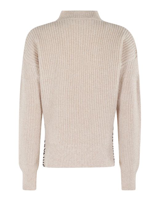 Marni Natural Turtleneck Sweater
