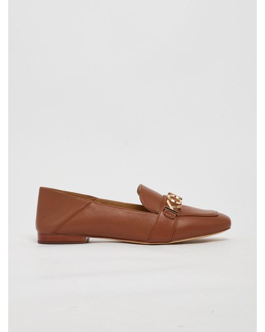 michael kors brown loafers