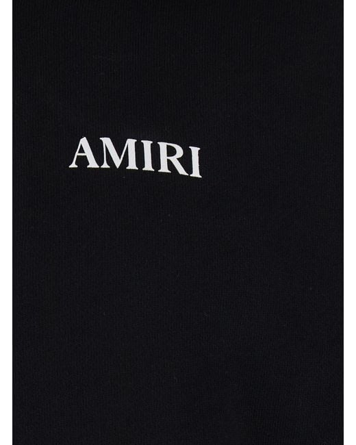 Amiri Black Hooded Zip Sweatshirt Sweatshirts for men
