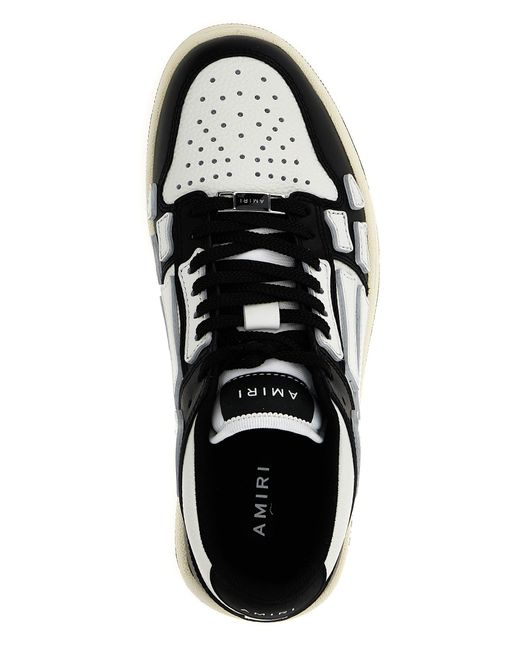 Amiri Black 'Skel Top Low' Sneakers