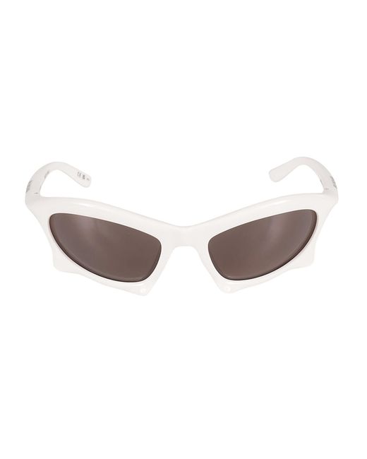 Balenciaga Multicolor Logo Sided Cat Eye Sunglasses