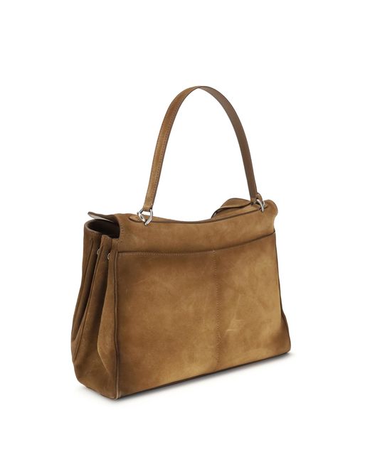 Balenciaga Brown Medium Rodeo Bag Calf Leather Bos Taurus Shoulder