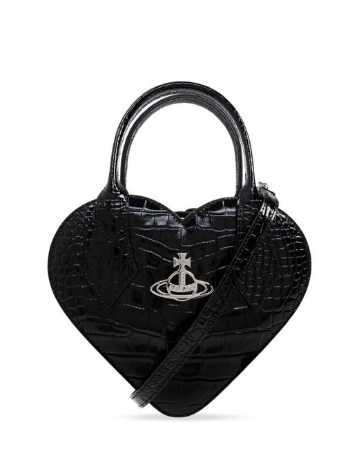 Vivienne Westwood Josephine Heart Crossbody Bag in Black | Lyst