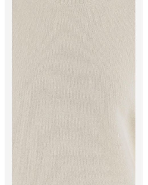 Vince White Cashmere Sweater