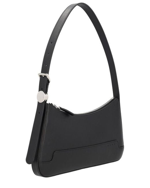 Marni Black Leather Shoulder Bag Calf