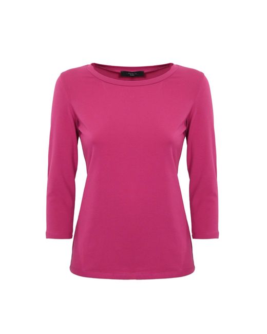 Weekend by Maxmara Pink Multia Cotton T-Shirt