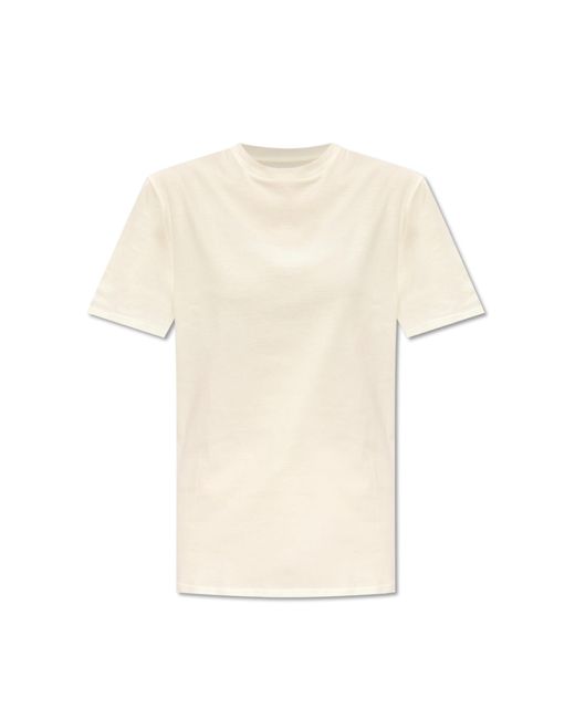 Jil Sander White Printed T-Shirt