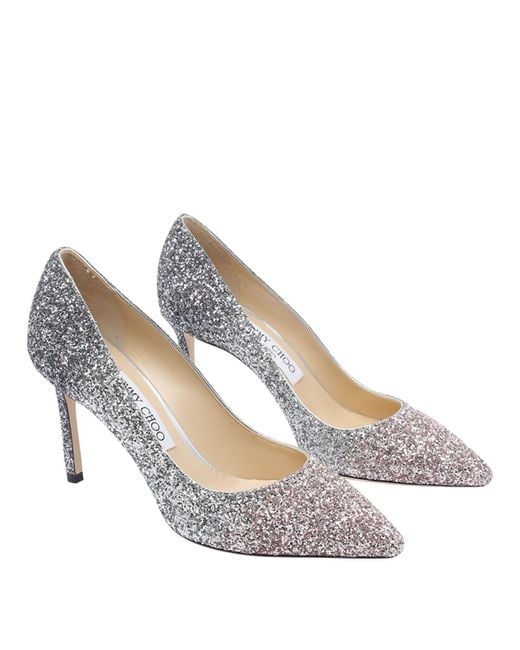 Jimmy Choo Metallic Romy Pumps