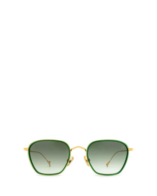 Eyepetizer Green Honore Transparent Sunglasses