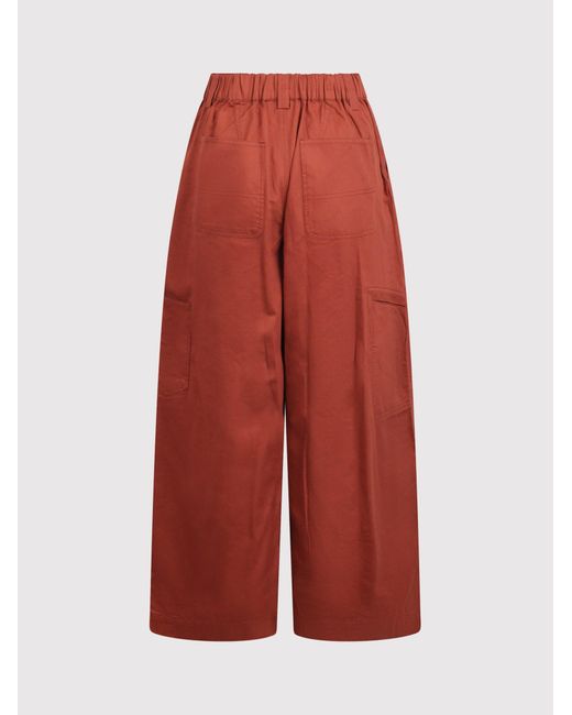 Sea Red Karina Cotton Trousers