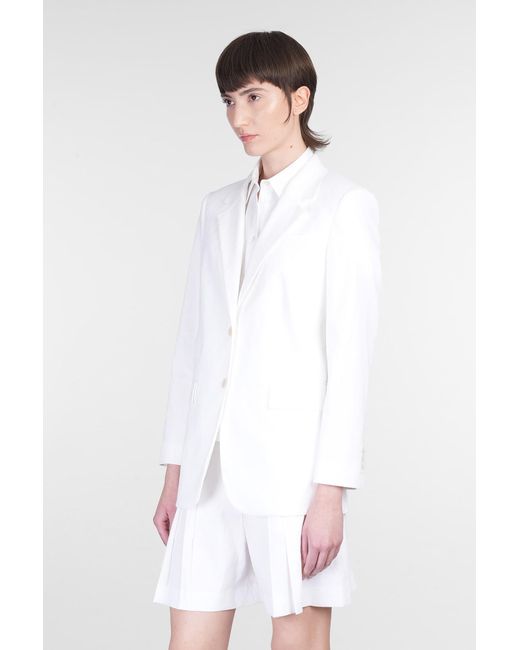Theory White Blazer