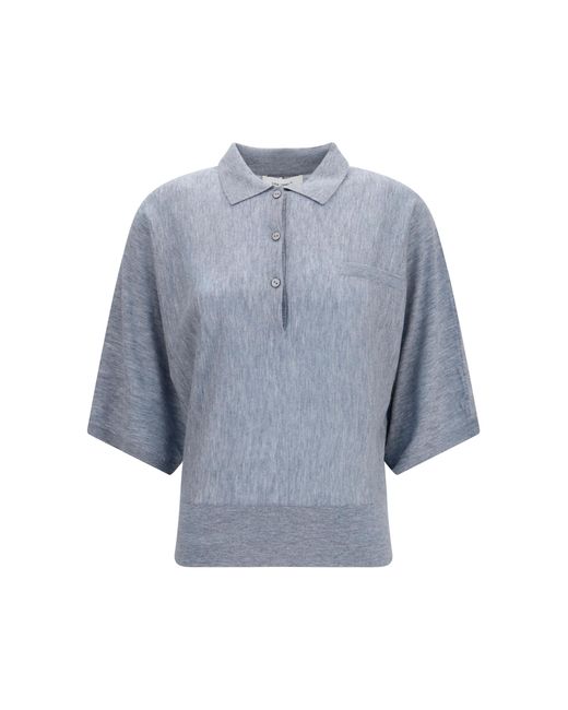 Lisa Yang Blue Norie Sweater Kashmir/Capra Hircus