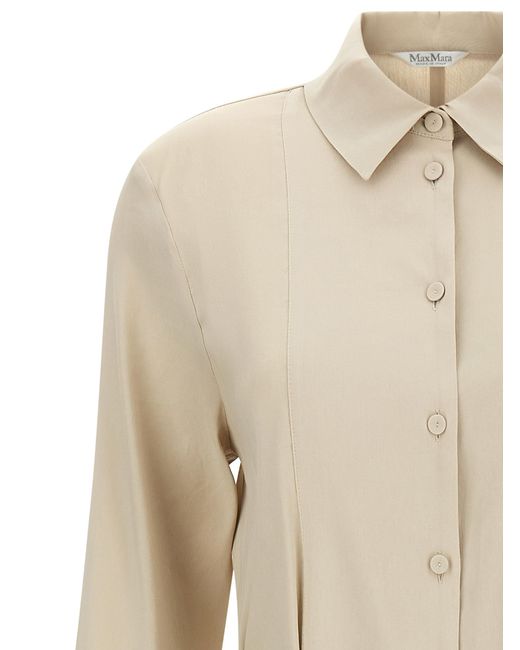 Max Mara Natural Linen Long Dress