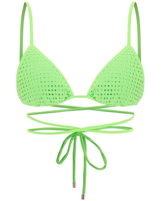 white rhinestone bikini top