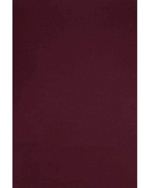 Sa Su Phi Purple Sleeveless Slim-Fit Long Silk Dress