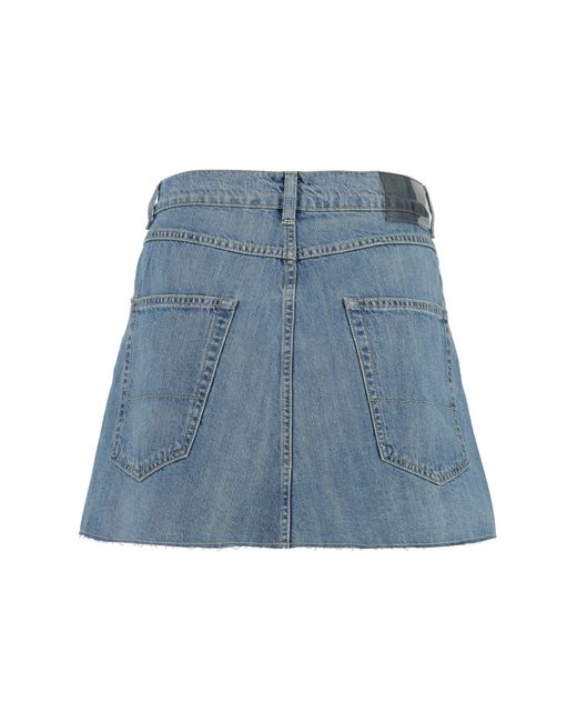 Our Legacy Blue Cover Denim Mini Skirt