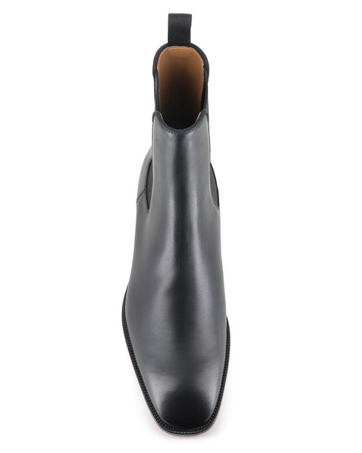 Christian Louboutin Black Chelsea Samson Flat for men