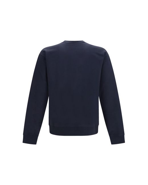Valentino Blue Cotton Sweatshirt Sweatshirts for men